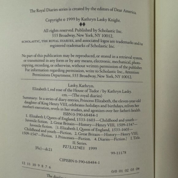 Set of 3 Books  - The Royal Diaries - Scholastic Publishing - 8" x 6" - Used - Picture 11 of 16